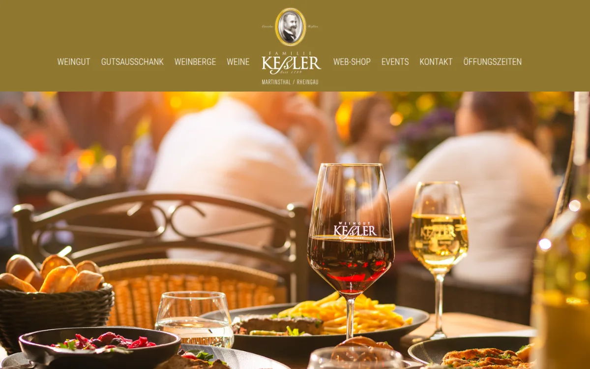 Startseite von weingut-kessler.de