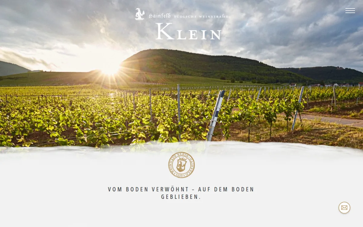 Startseite von kleinwein.com