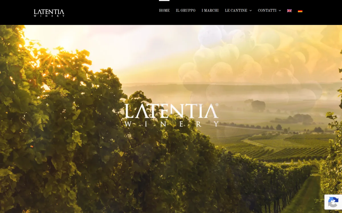 Startseite von latentiawinery.com