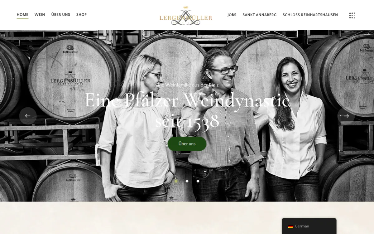 Startseite von lergenmueller.com