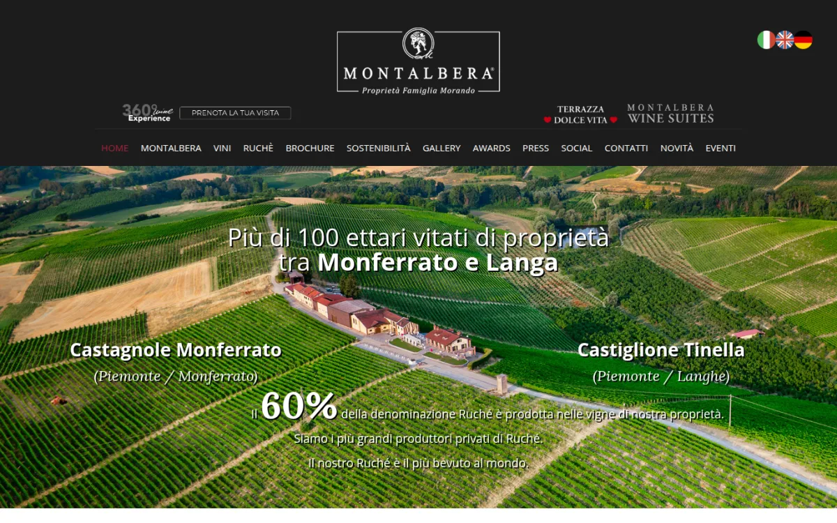 Startseite von montalbera.it