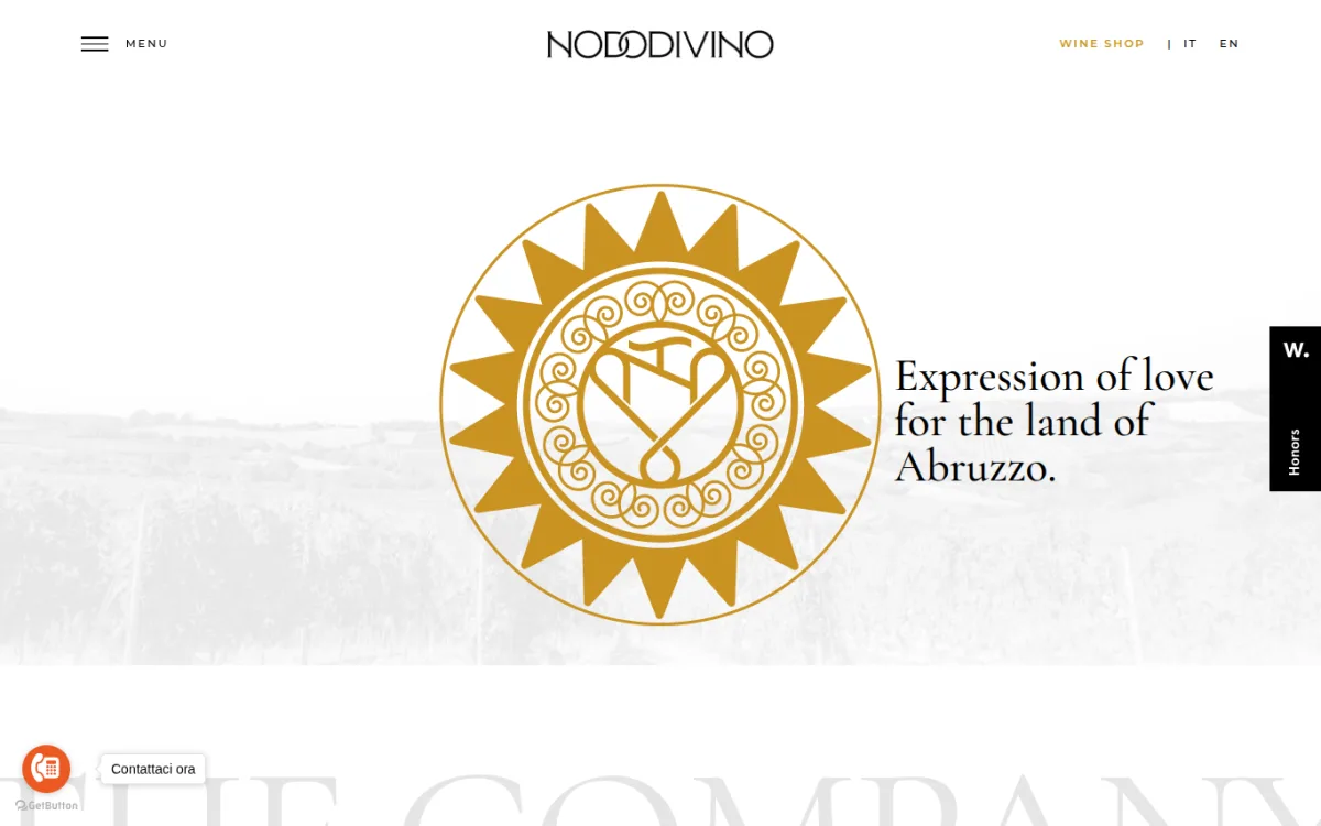 Startseite von nododivino.it