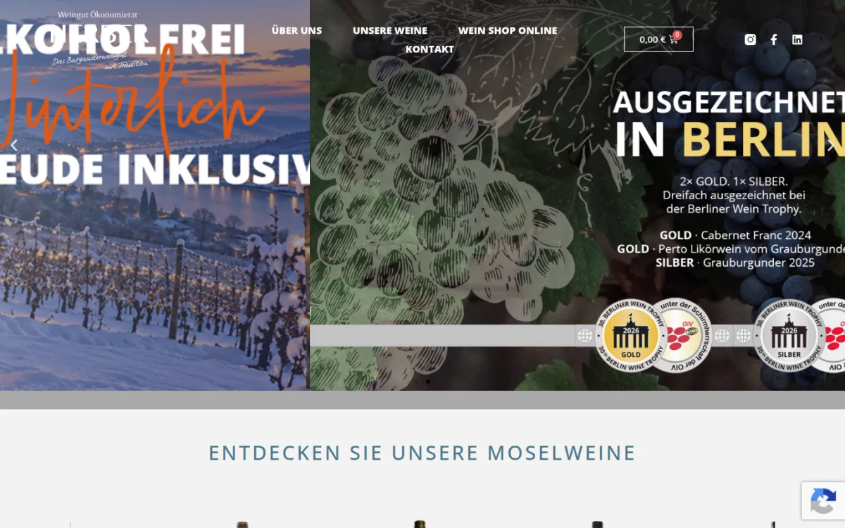 Startseite von weingut-herber.de
