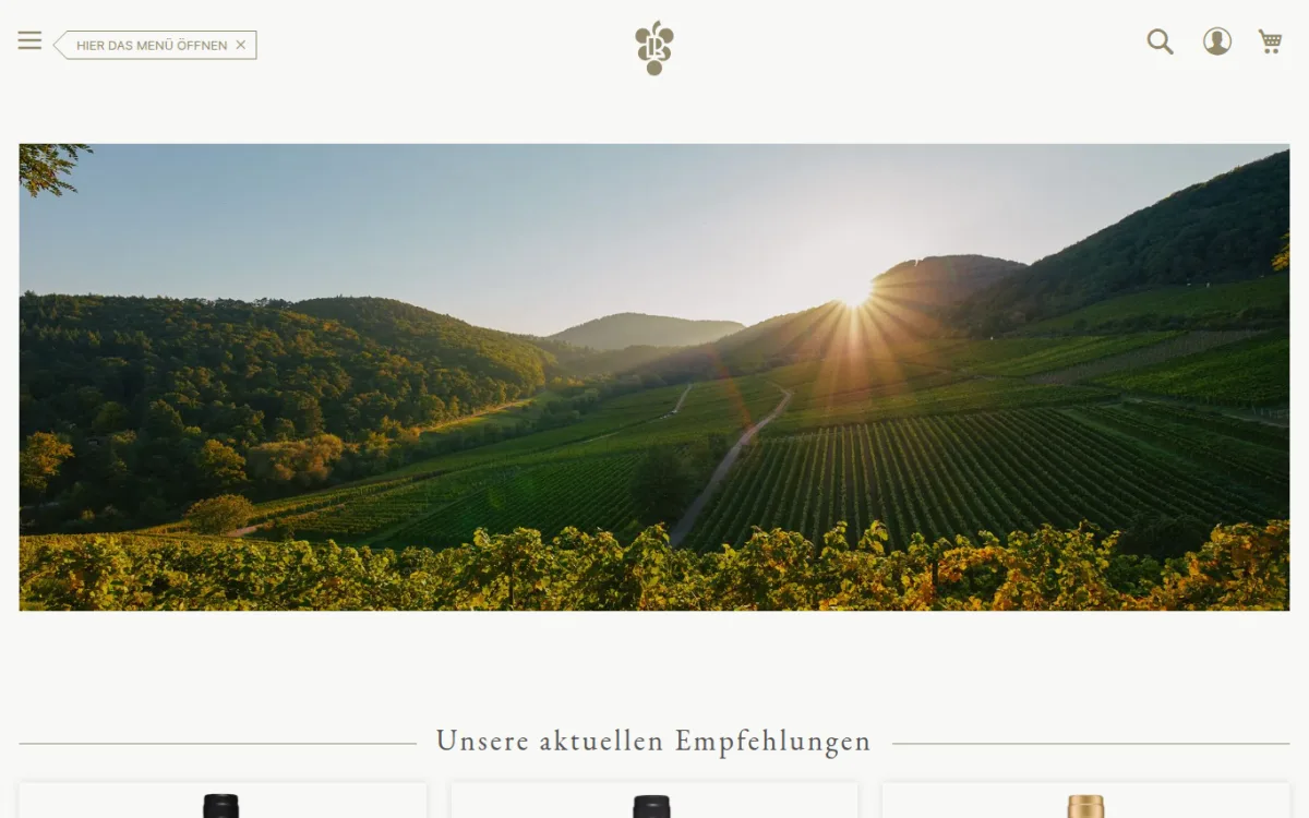 Startseite von shop.oekonomierat-rebholz.com