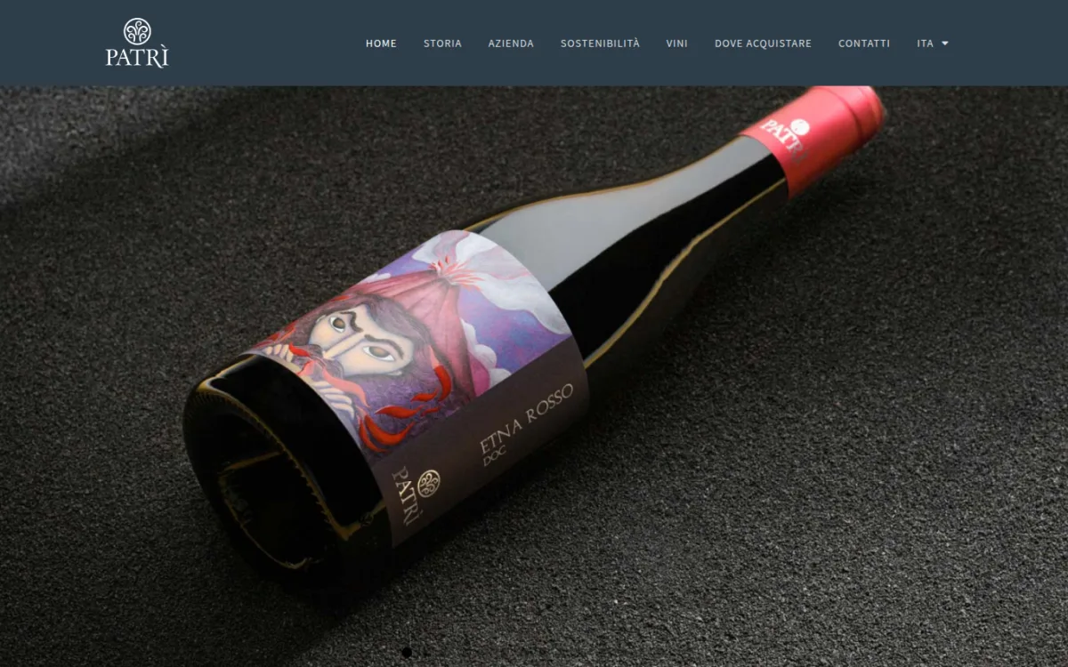 Startseite von cantinepatri.it