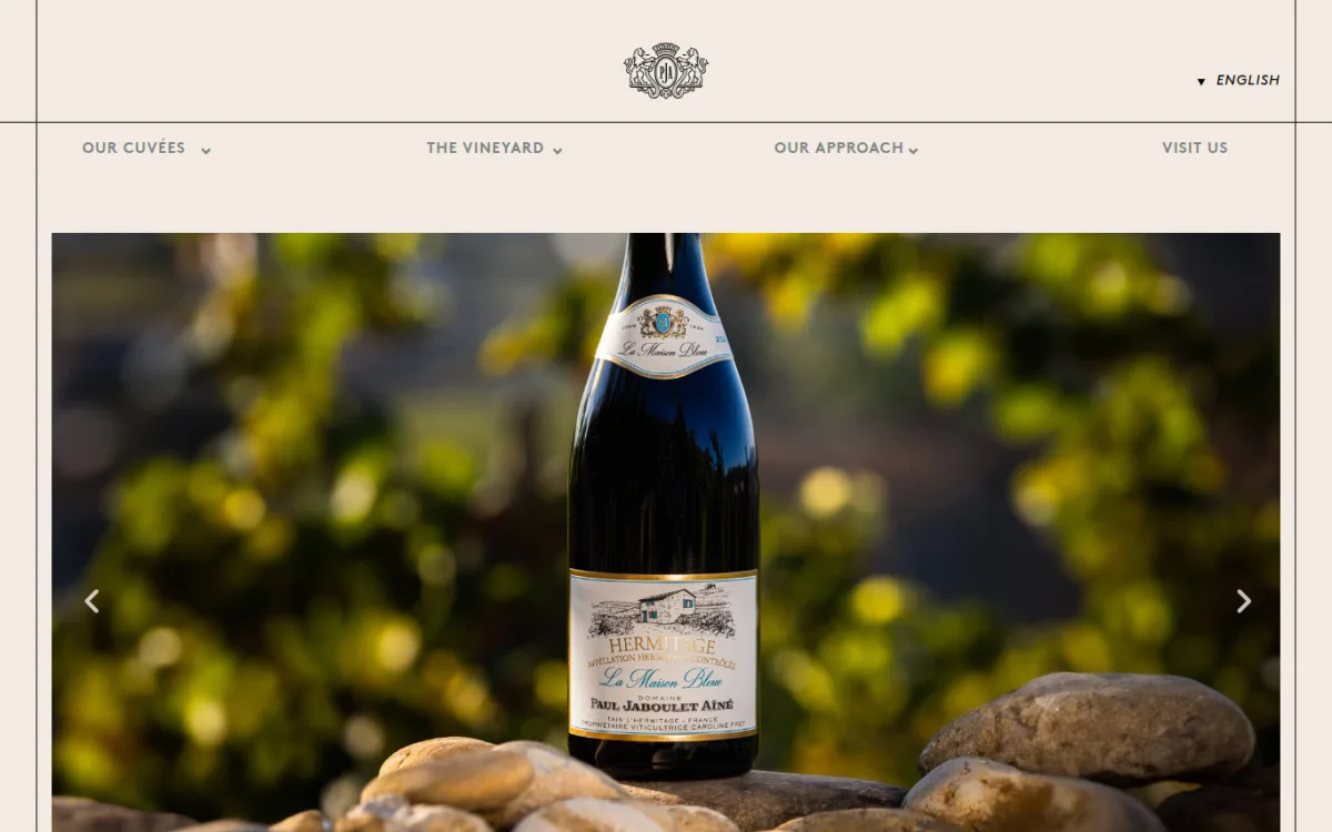 Startseite von jaboulet.com