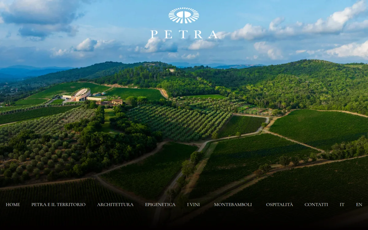 Startseite von petrawine.it
