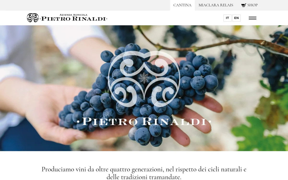 Startseite von pietrorinaldi.com