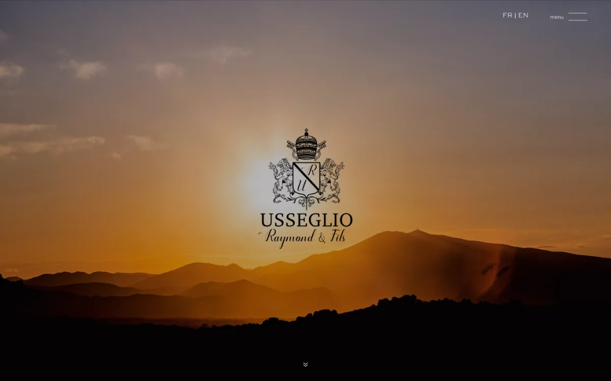 Startseite von domaine-usseglio.fr
