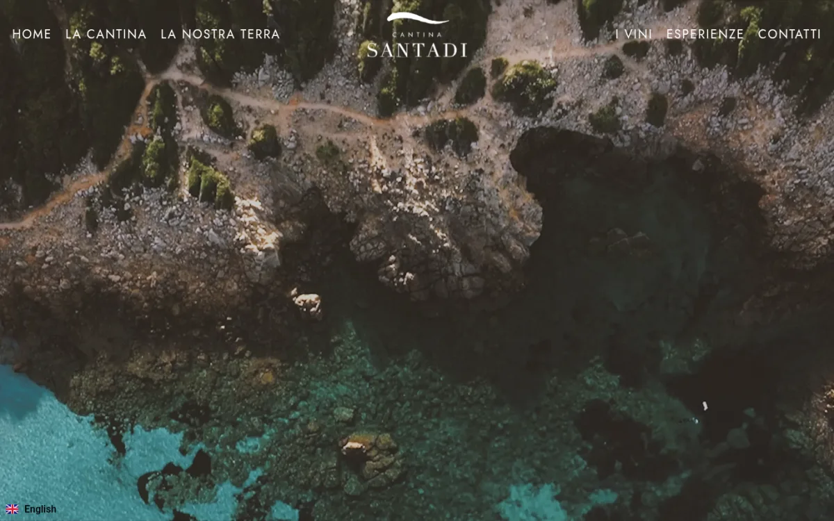 Startseite von cantinadisantadi.it