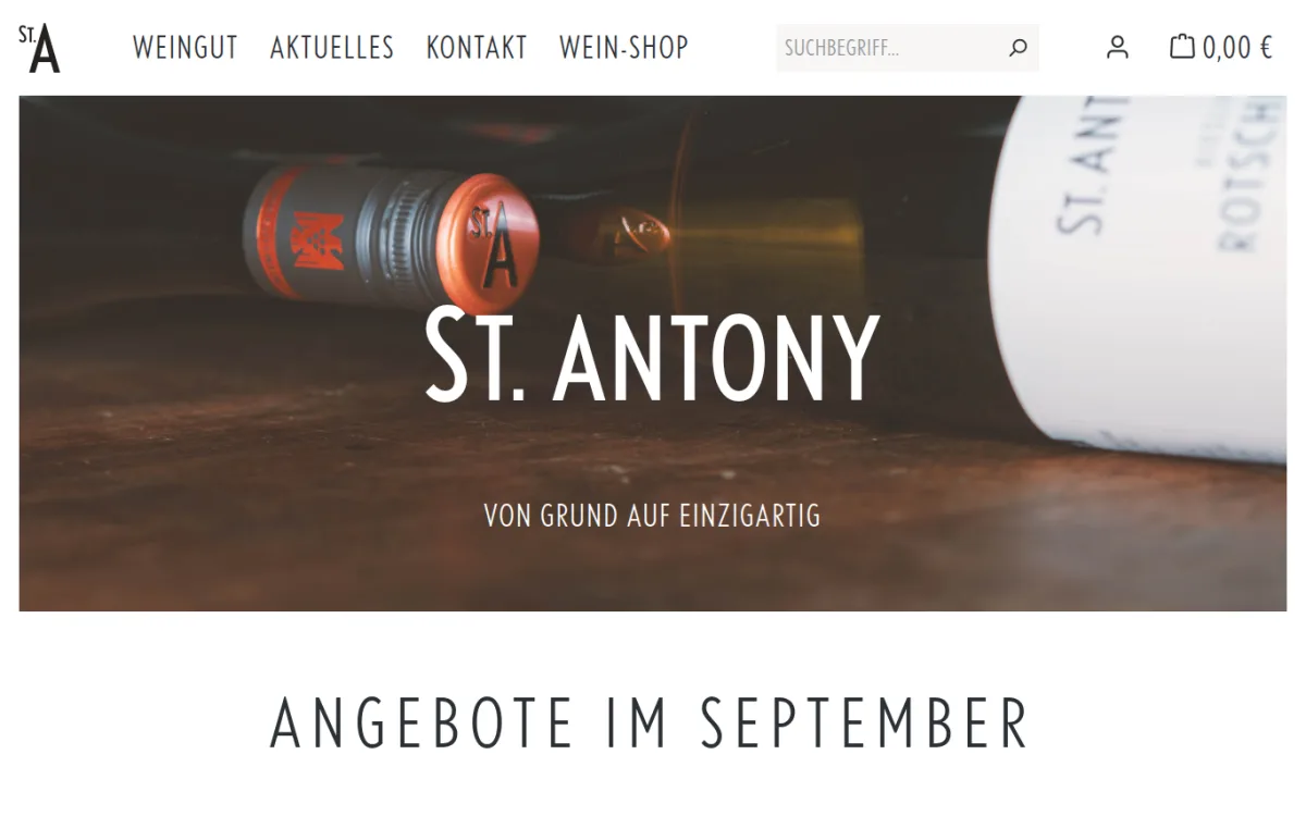 Startseite von st-antony.de