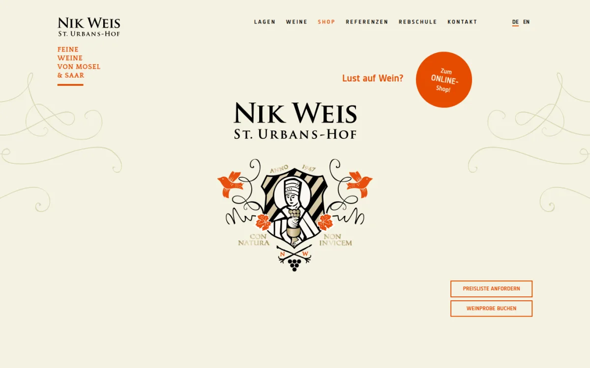 Startseite von nikweis.com