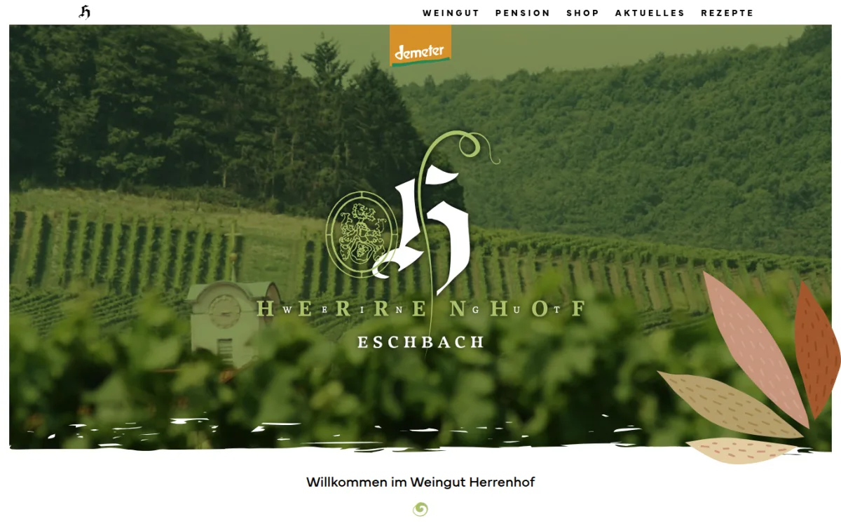 Startseite von herrenhof-eschbach.de