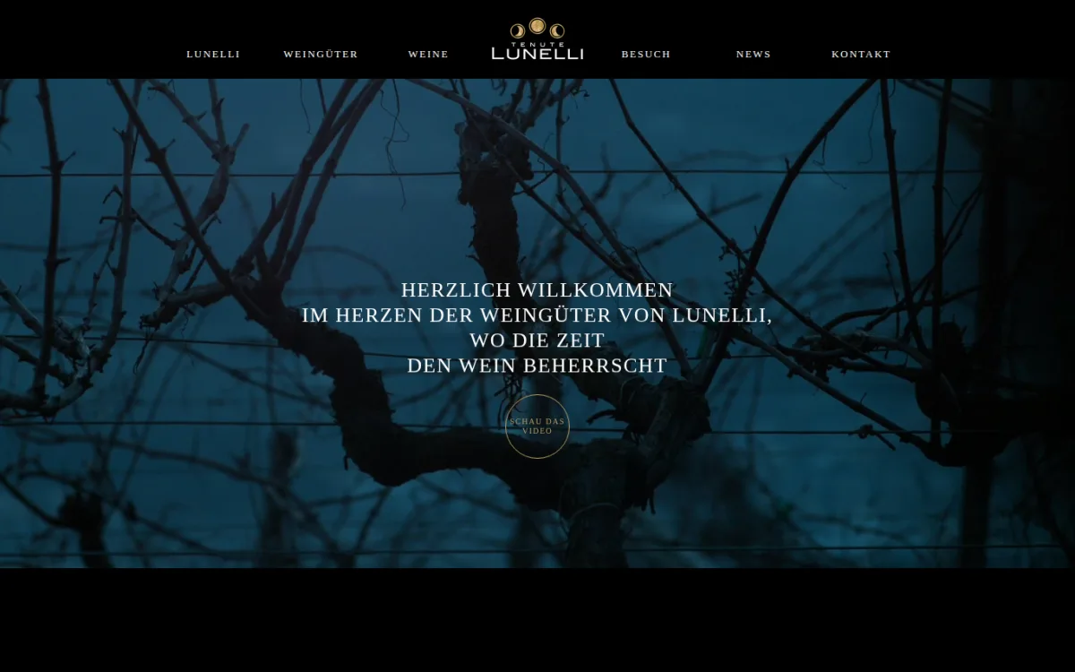 Startseite von tenutelunelli.it
