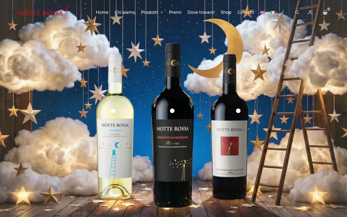 Startseite von notterossa.wine