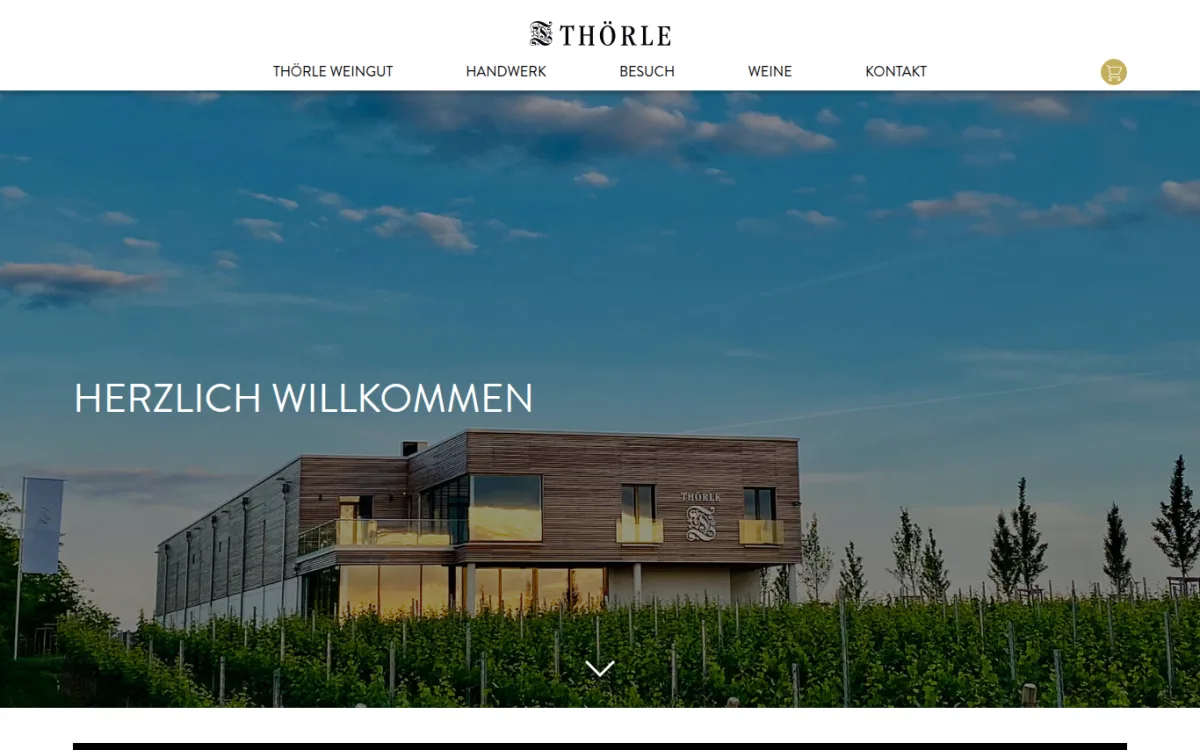 Startseite von thoerle-wein.de