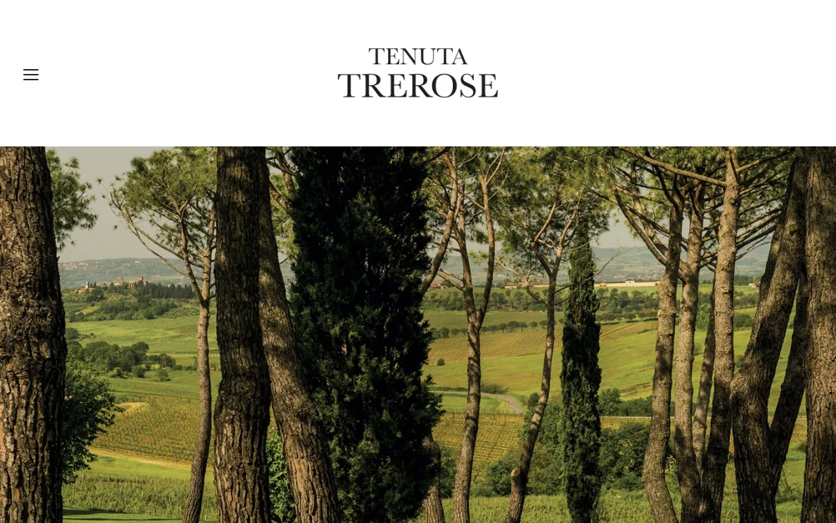Startseite von tenutatrerose.it