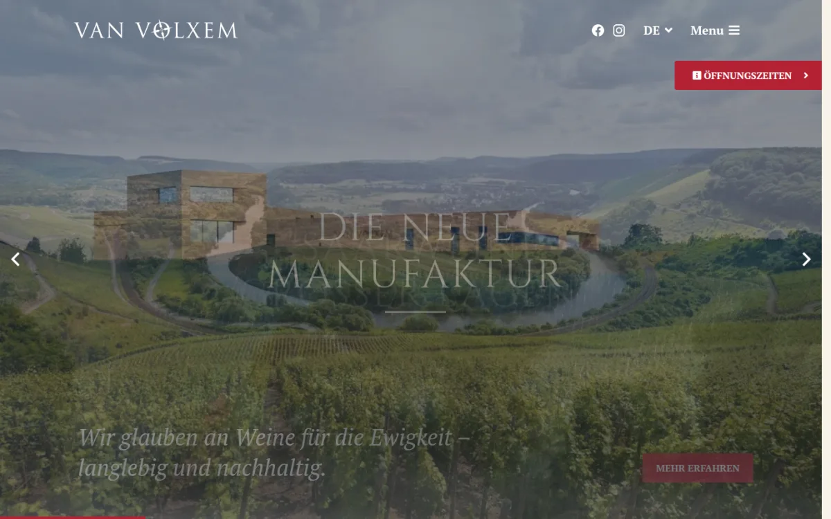 Startseite von vanvolxem.com