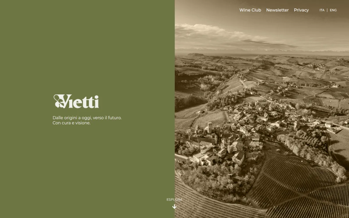Startseite von vietti.com