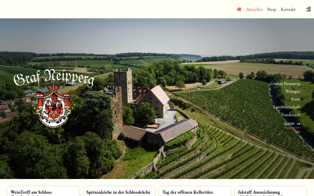 Startseite von graf-neipperg.de