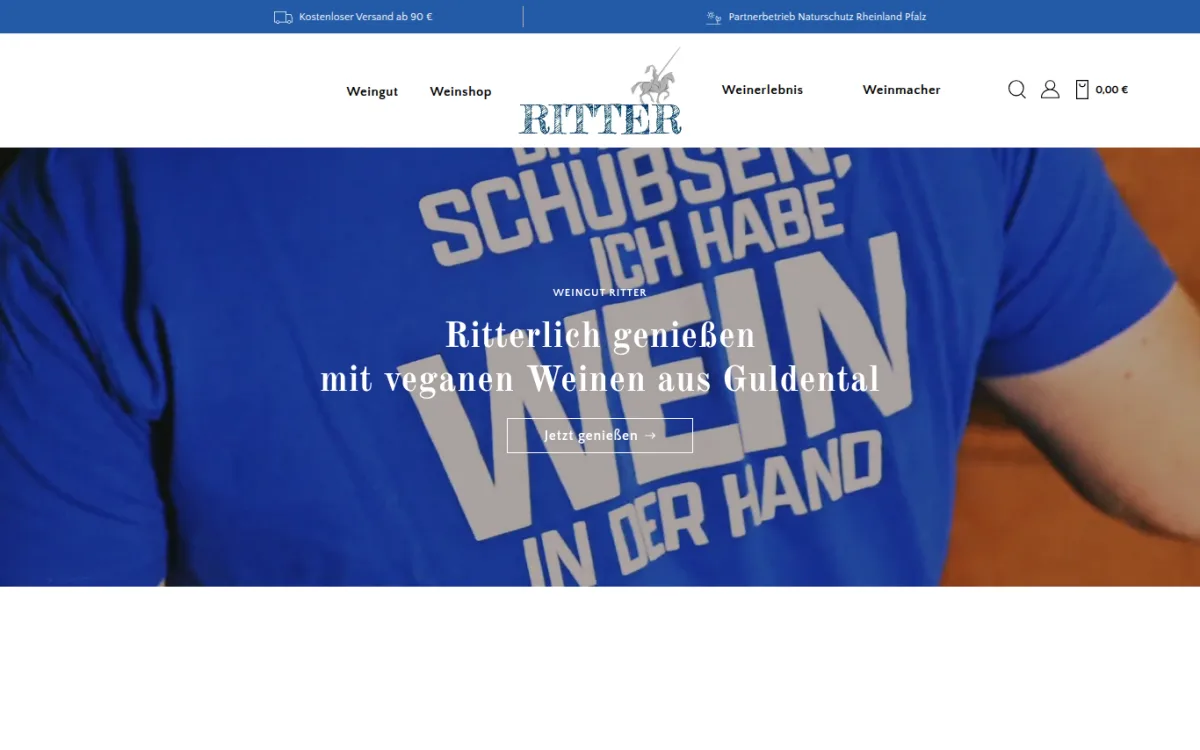 Startseite von weingut-ritter.de