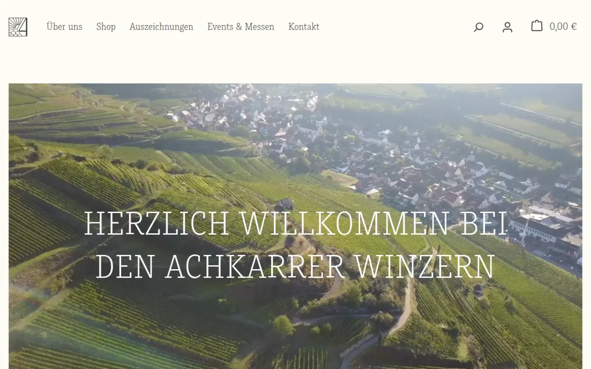 Startseite von achkarrer-wein.com