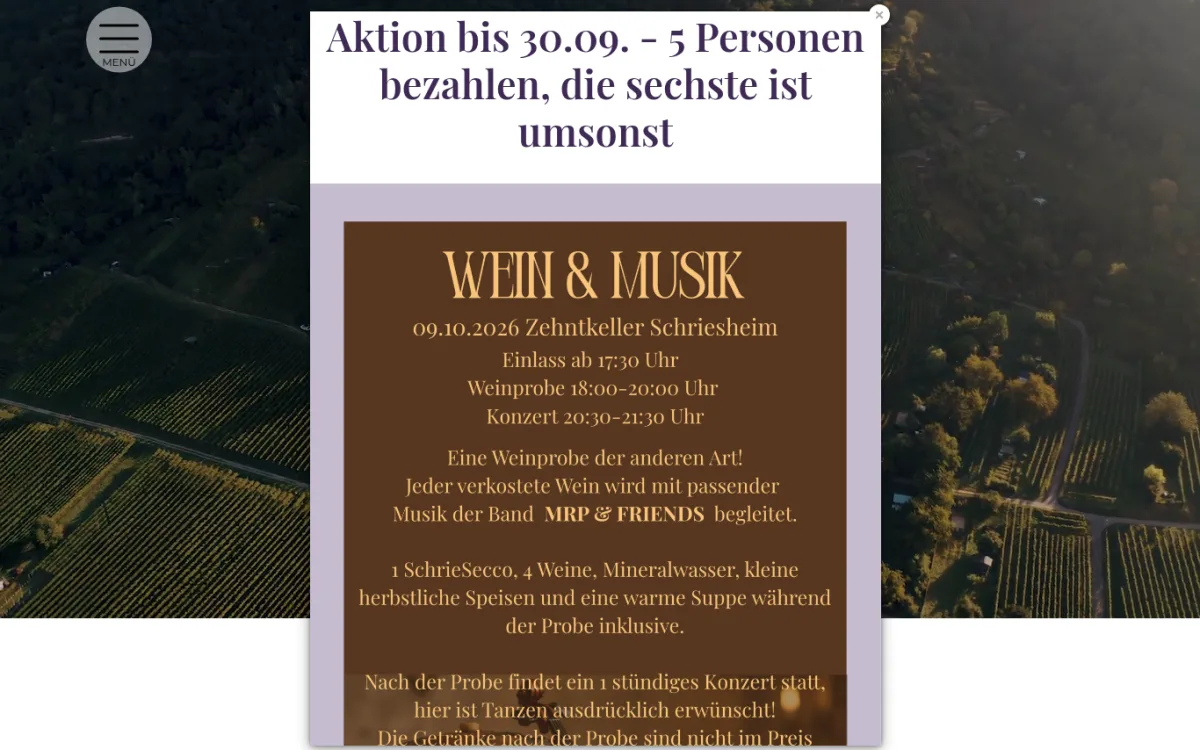 Startseite von wg-schriesheim.de