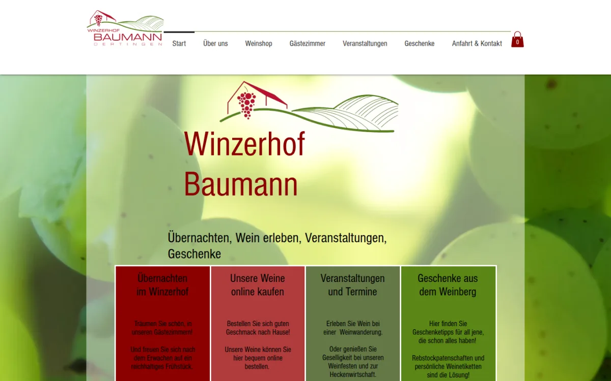 Startseite von winzerhof-baumann.de