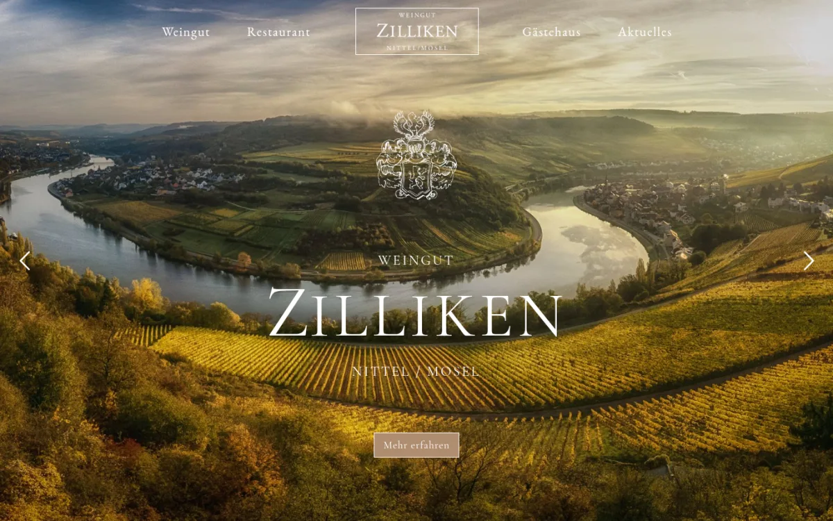 Startseite von zilliken.com