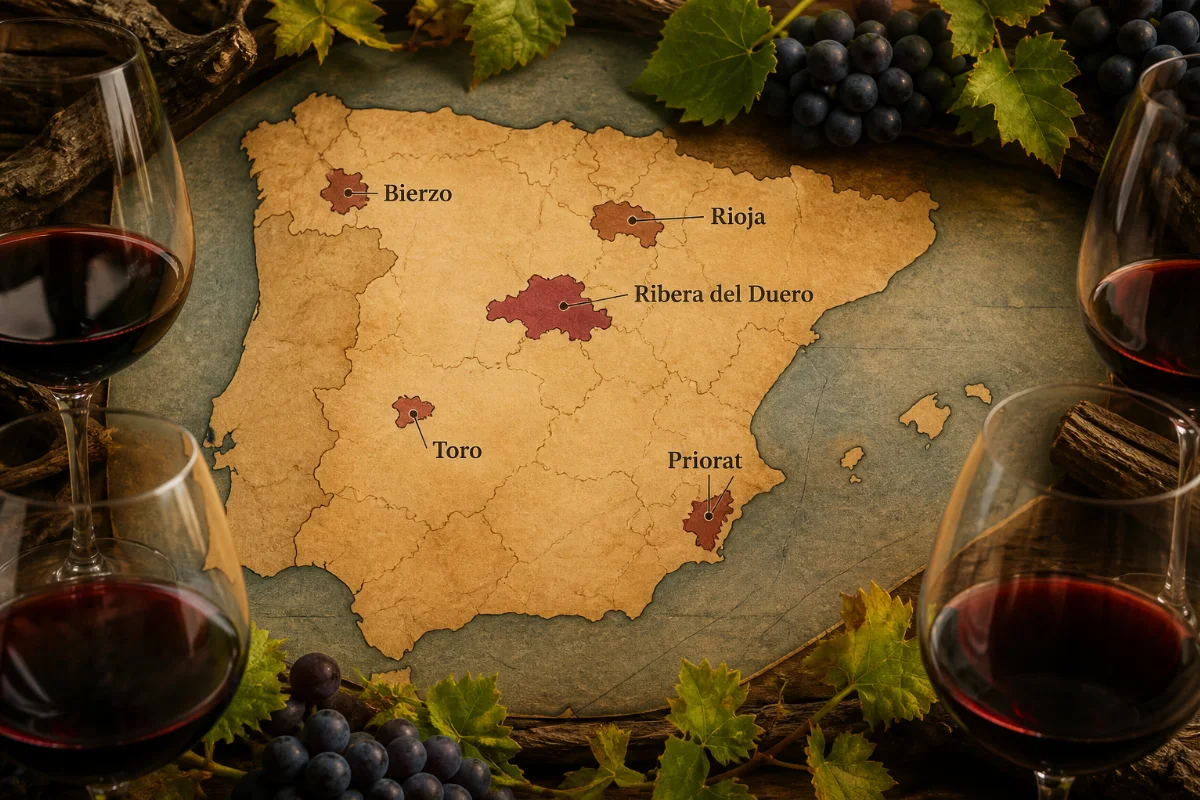 Welche spanische Weinregion passt zu Ihrem Geschmack? Die 5 besten Rotwein-Anbaugebiete im Überblick